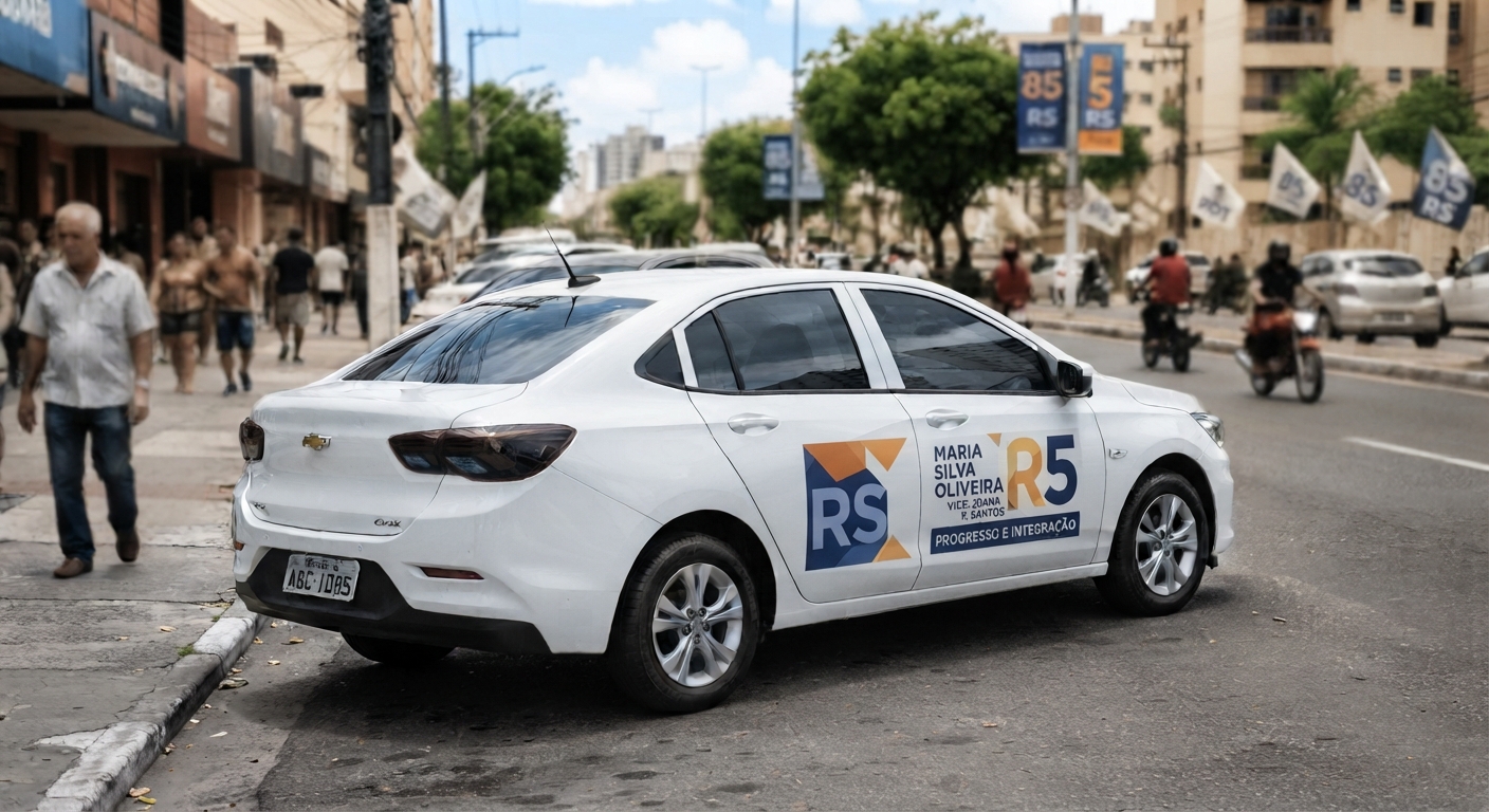 Adesivo de campanha eleitoral no carro pode afetar o Seguro Auto? Entenda os cuidados
